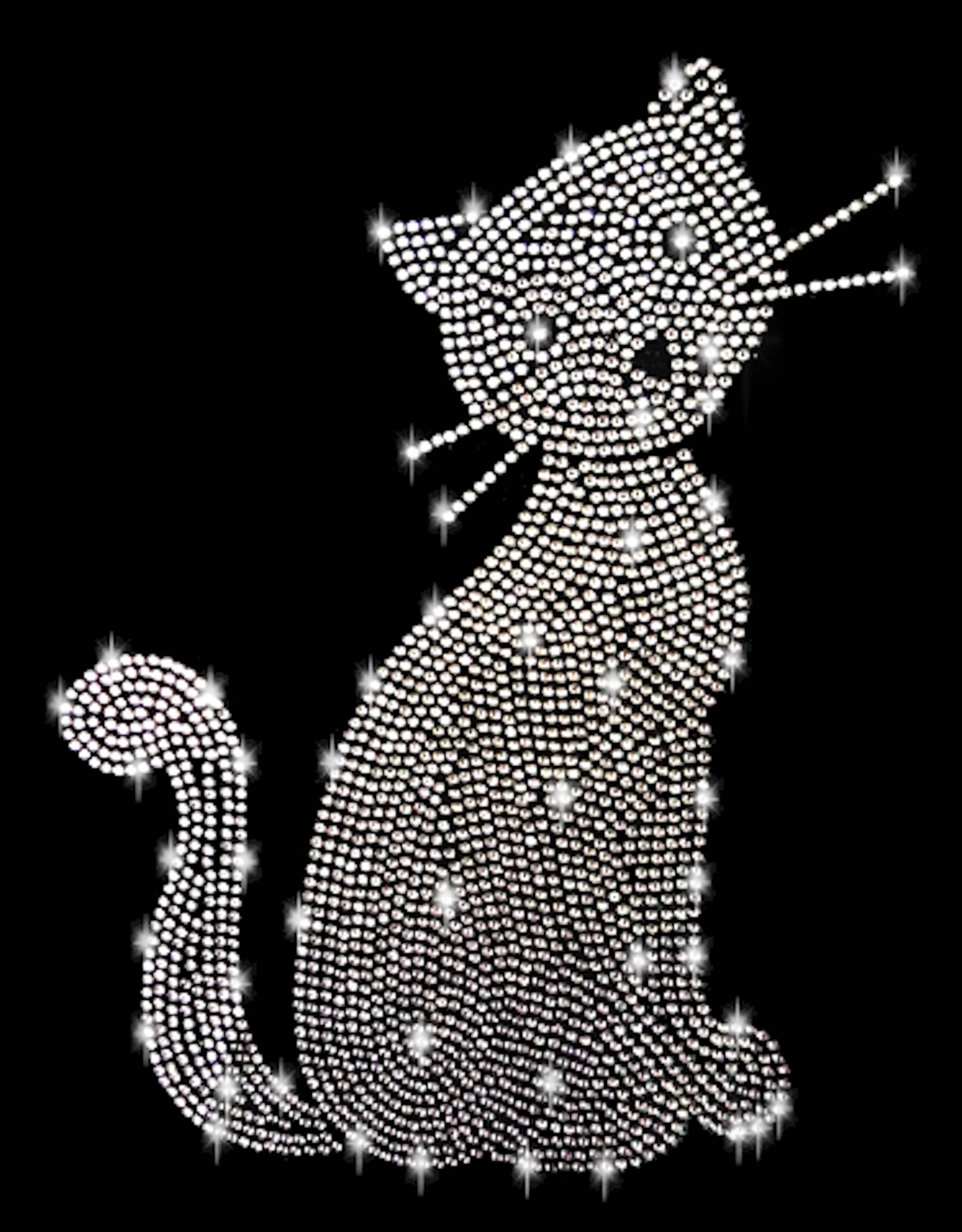 xl Strass Applikation Katze Bügelbild Hot Fix Applikationen Strasssteine Rhinestone Kitty Cat Stubentiger Kater Bügelbilder Tier Haustier xl Strass Applikation Katze Bügelbild Hot Fix Applikationen Strasssteine Rhinestone Kitty Cat Stubentiger Kater Bügelbilder Tier Haustier von ApfelblueteShopDE