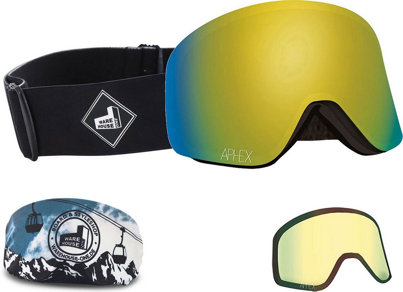 Aphex Snowboardbrille APHEX OXIA THE ONE EDITION Magnet Schneebrille black Aphex Snowboardbrille APHEX OXIA THE ONE EDITION Magnet Schneebrille black von Aphex