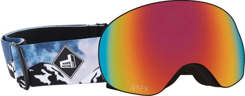Aphex Snowboardbrille APHEX XPR THE ONE EDITION Magnet Schneebrille mountain strap + Glas von Aphex