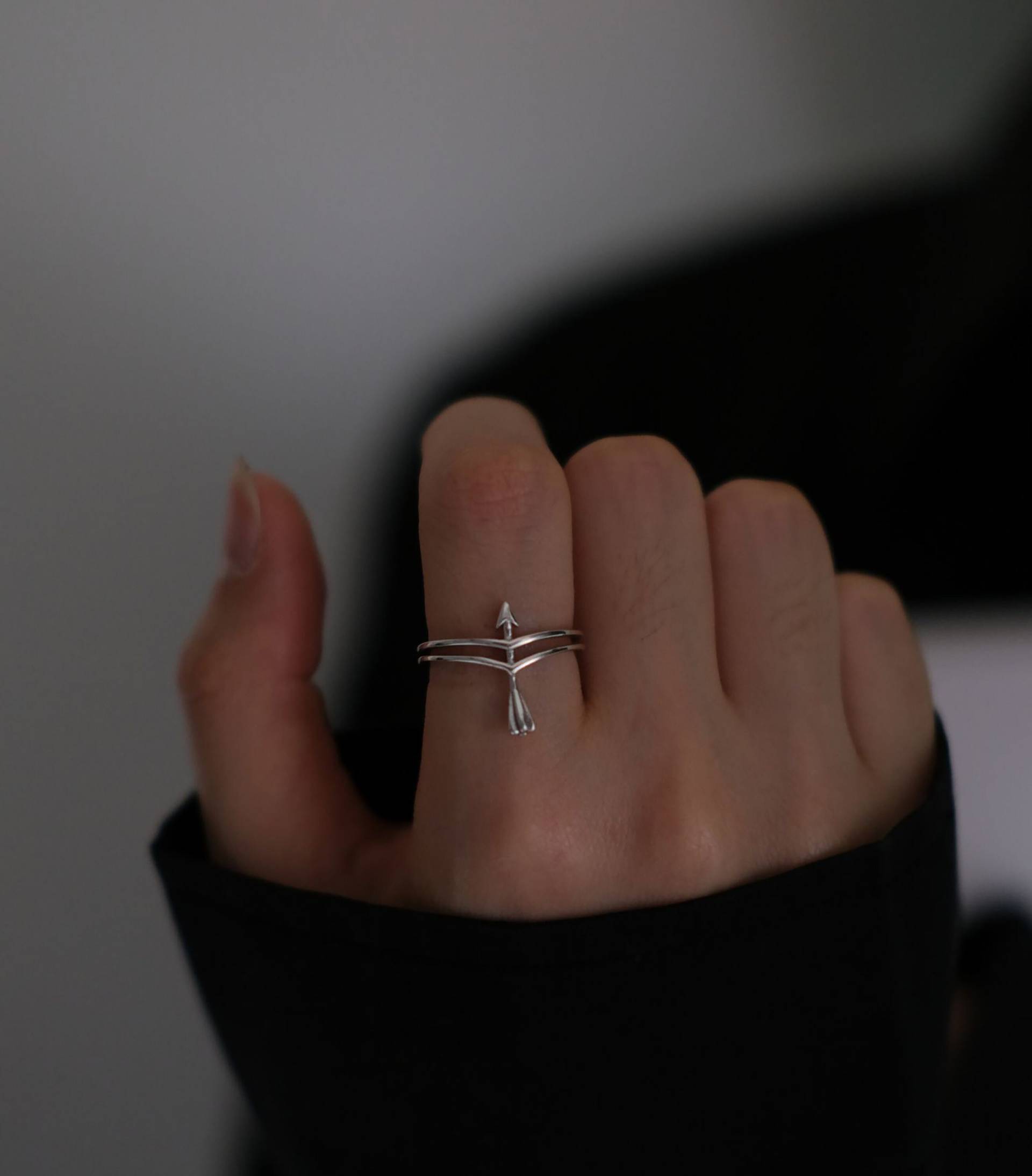 Aphrodit Sterling_925 Sterling Silber Ring_Cool Verstellbar Hand 925 Ring Aphrodit Sterling_925 Sterling Silber Ring_Cool Verstellbar Hand 925 Ring von AphroditeSterling