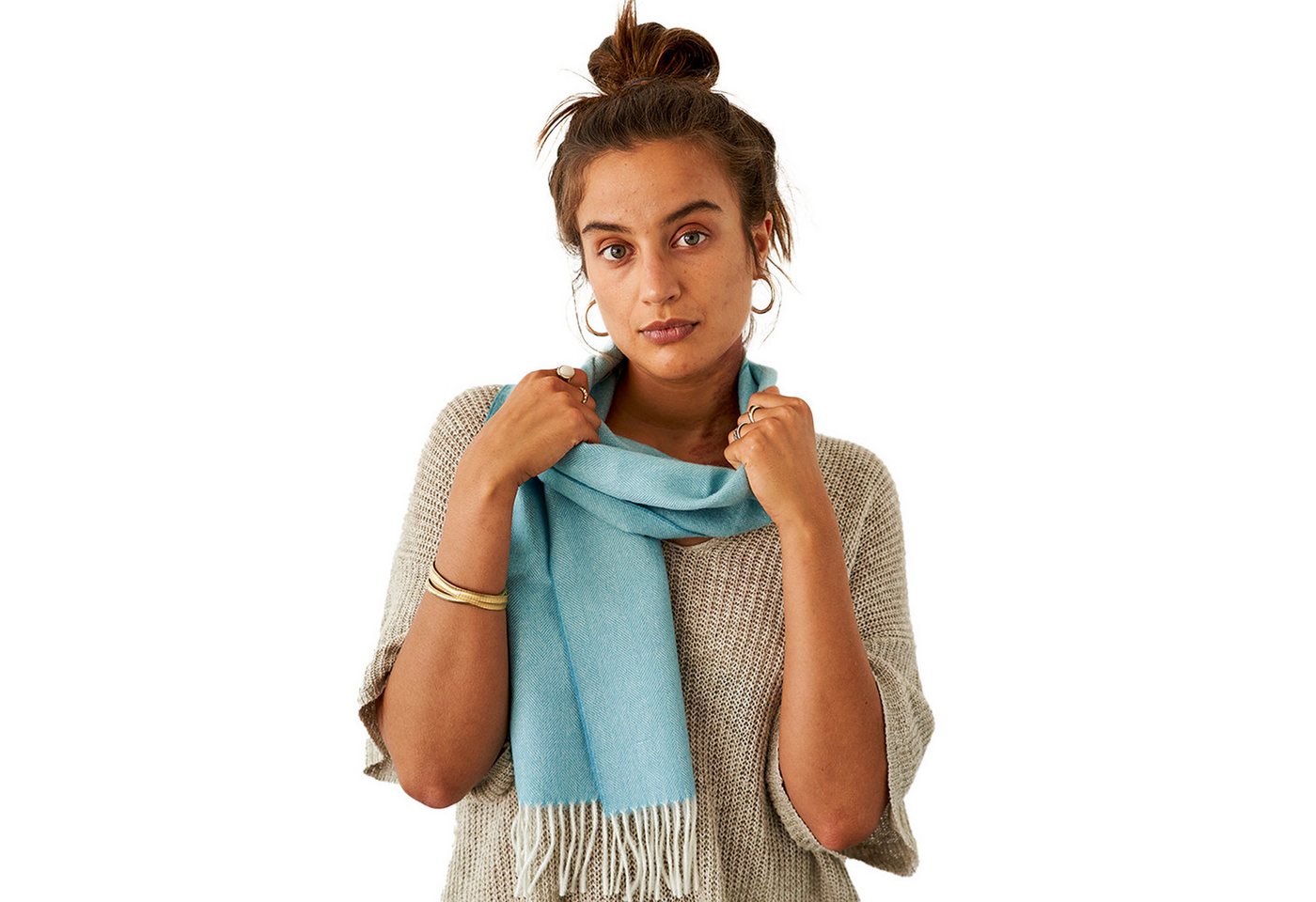 Apikuna Schal aus 100 % Baby-Alpakawolle – weich, warm & zeitlos von Apikuna