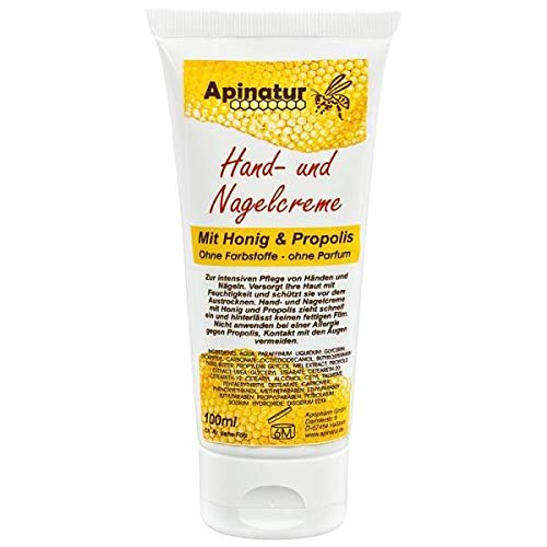 Hand- und Nagelcreme Honig/Propolis 100ml Hand- und Nagelcreme Honig/Propolis 100ml von Apinatur