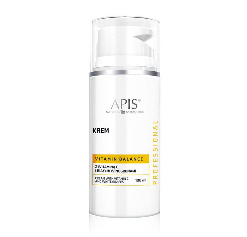 Apis Natural Cosmetics Anti-Aging-Creme APIS VITAMIN BALANCE, Creme mit Vitamin C, Anti-Aging, 100 ml von Apis Natural Cosmetics