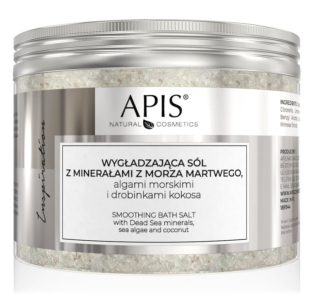 Apis Natural Cosmetics Badesalz APIS INSPIRATION, Badesalz mit Mineralien aus dem Toten Meer, 650 g Apis Natural Cosmetics Badesalz APIS INSPIRATION, Badesalz mit Mineralien aus dem Toten Meer, 650 g von Apis Natural Cosmetics
