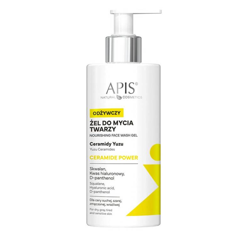 Apis Natural Cosmetics Gesichtsgel APIS CERAMIDE POWER, Pflegendes Gesichtswaschgel/ 300 ml von Apis Natural Cosmetics