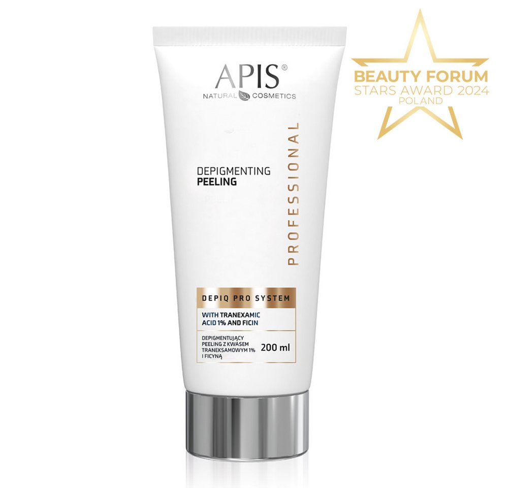 Apis Natural Cosmetics Gesichtspflege APIS DEPIQ PRO SYSTEM, Peeling gegen Pigmentflecken, 200ml von Apis Natural Cosmetics