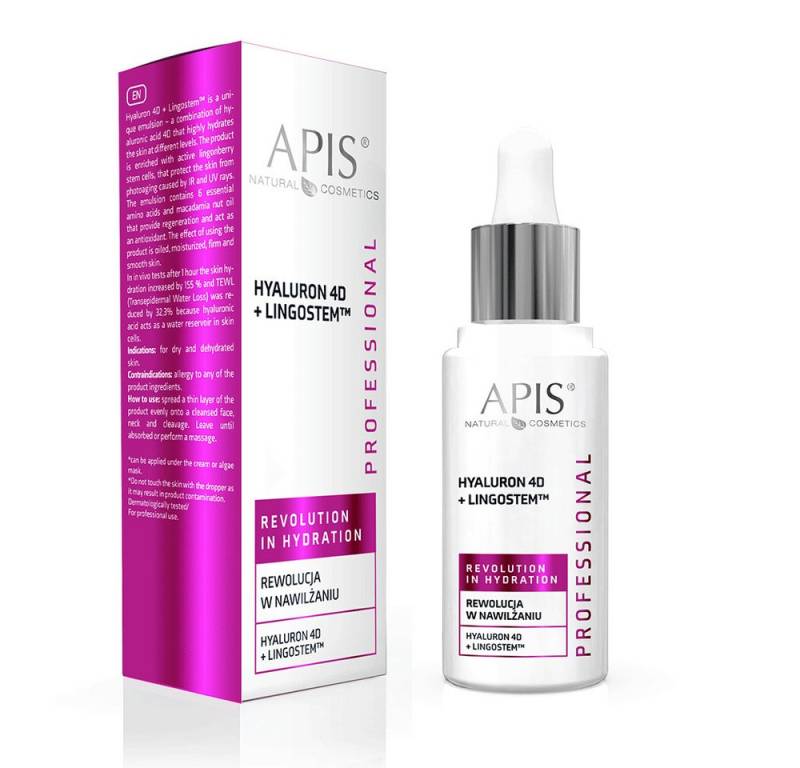 Apis Natural Cosmetics Gesichtspflege APIS REVOLUTION IN HYDRATION, Hyaluron 4D + Lingostem TM, 30 ml von Apis Natural Cosmetics