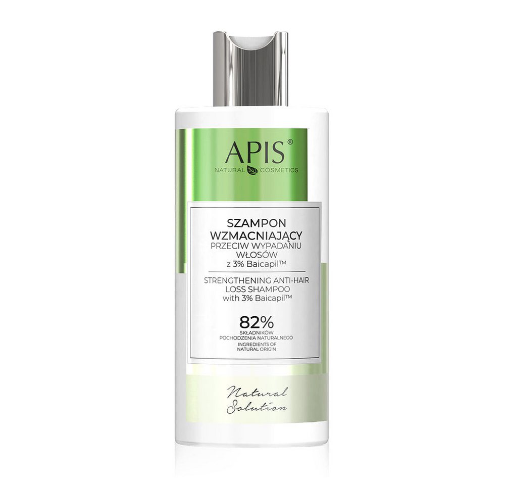 Apis Natural Cosmetics Haarshampoo APIS NATURAL SOLUTION, Kräftigendes Shampoo gegen Haarausfall, 300 ml Apis Natural Cosmetics Haarshampoo APIS NATURAL SOLUTION, Kräftigendes Shampoo gegen Haarausfall, 300 ml von Apis Natural Cosmetics