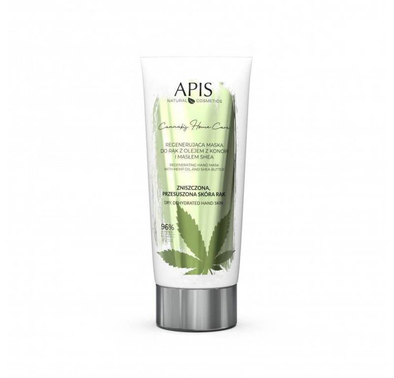 Apis Natural Cosmetics Körpergel APIS CANNABIS HOME CARE Regenerierende Handmaske mit Hanföl, 200 ml von Apis Natural Cosmetics