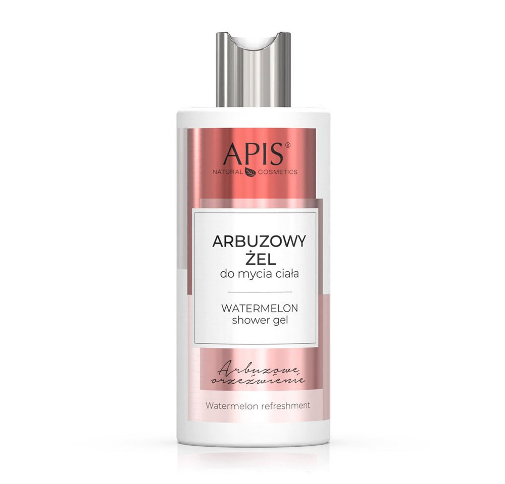 Apis Natural Cosmetics Körpergel APIS WATERMELON REFRESHMENT, Wassermelonen-Körperwaschgel, 300 ml Apis Natural Cosmetics Körpergel APIS WATERMELON REFRESHMENT, Wassermelonen-Körperwaschgel, 300 ml von Apis Natural Cosmetics
