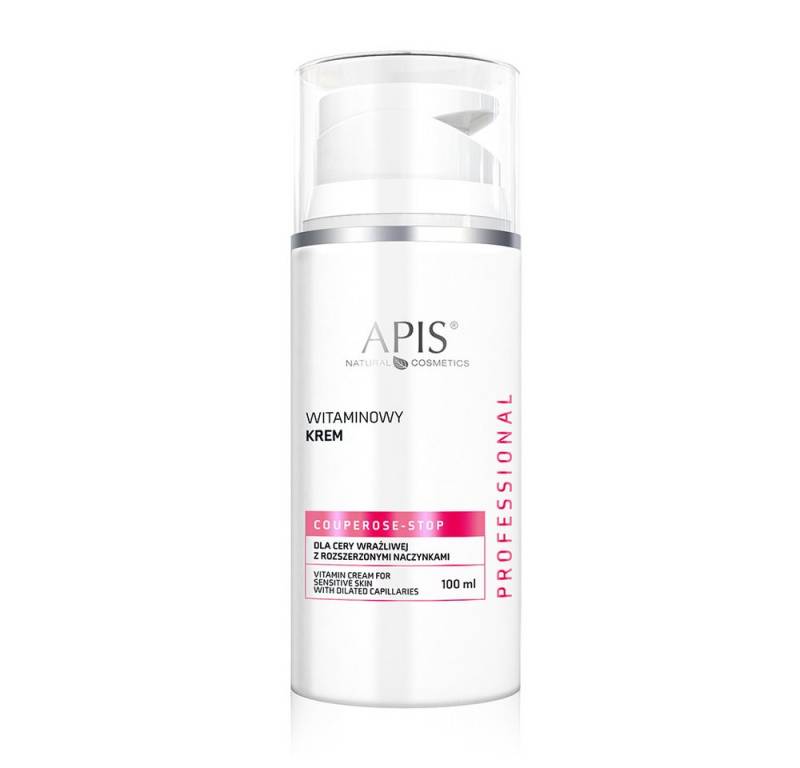 Apis Natural Cosmetics Tagescreme APIS COUPEROSE - STOP, Creme für empfindliche Haut, 100 ml von Apis Natural Cosmetics