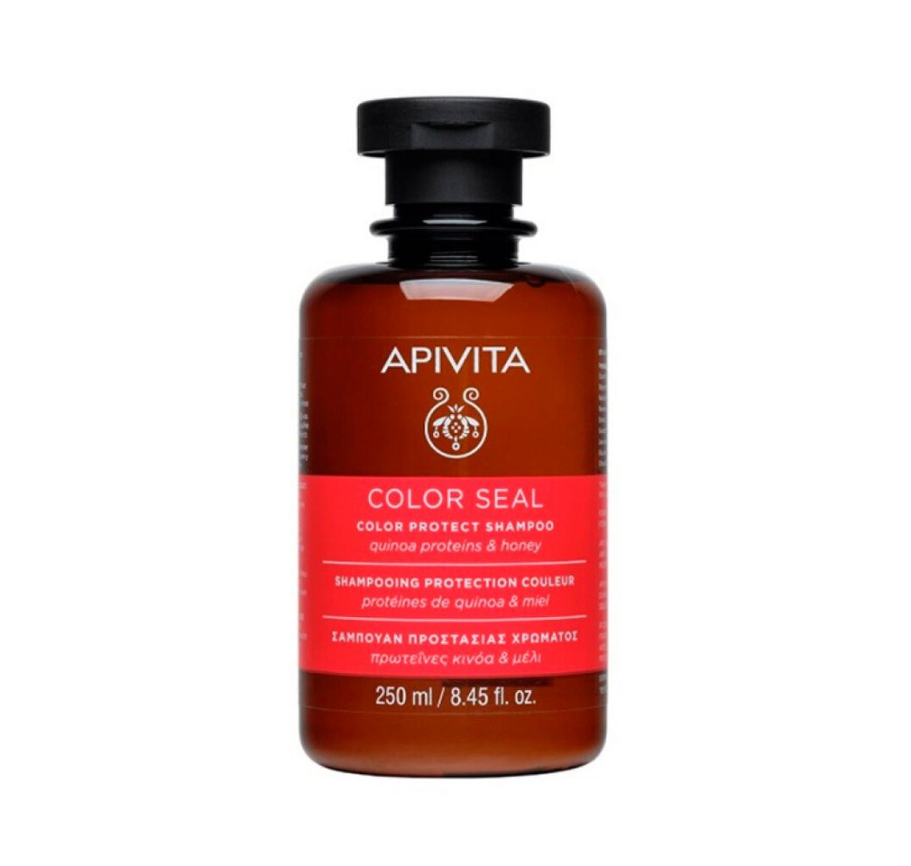 Apivita Haarshampoo Farbschützendes Shampoo Mit Quinoa & Honig 250ml Apivita Haarshampoo Farbschützendes Shampoo Mit Quinoa & Honig 250ml von Apivita