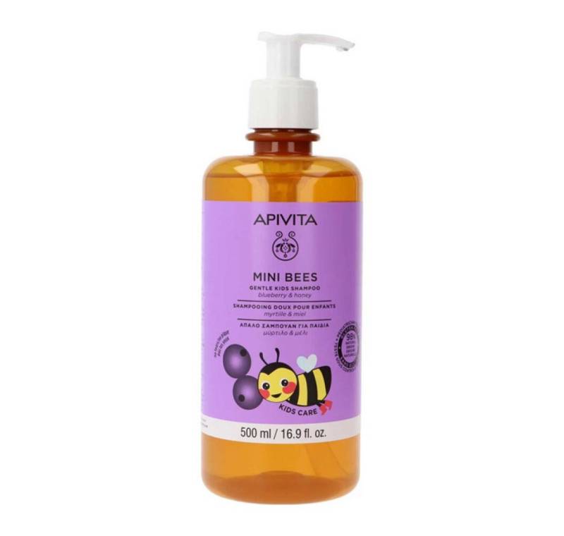 Apivita Haarshampoo Mini Bees Kindershampoo Heidelbeere & Honig 500ML von Apivita