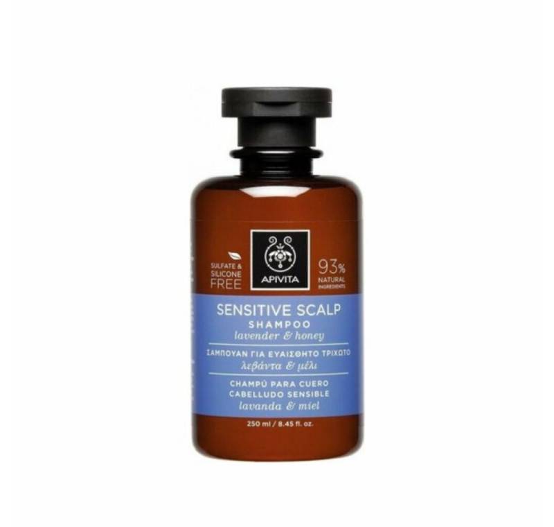 Apivita Haarshampoo Shampoo für empfindliche Kopfhaut 250ml von Apivita