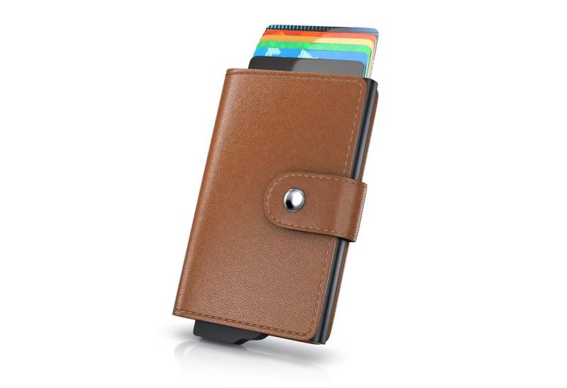 Aplic Kartenetui, NFC / RFID Blocker Karten Portemonnaie, Abschirmung für max. 6 Karten von Aplic