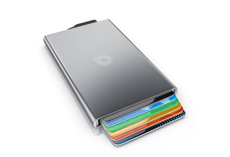 Aplic Kartenetui Karten Schutzhülle aus Alu für 6 Karten NFC / RFID Abschirmung Blocker, NFC / RFID Abschirmung Blocking, Kartentresor, Kartenetui von Aplic