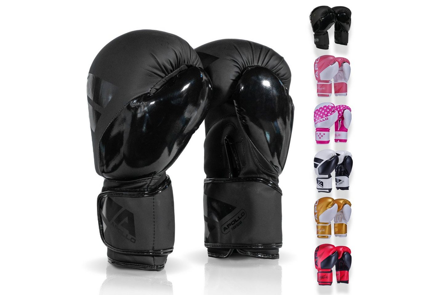 Apollo Boxhandschuhe Boxhandschuhe Männer Champion Thai Box Handschuhe, Training am Boxsack oder Sparring für Frauen und Männer von Apollo