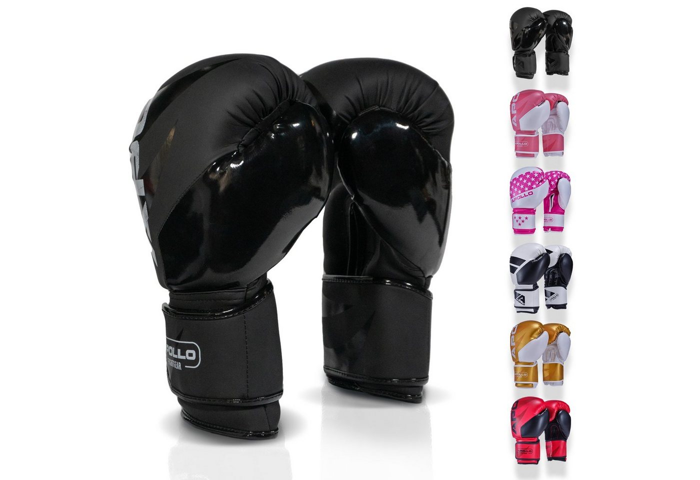 Apollo Boxhandschuhe Boxhandschuhe Männer Champion Thai Box Handschuhe, Training am Boxsack oder Sparring für Frauen und Männer von Apollo