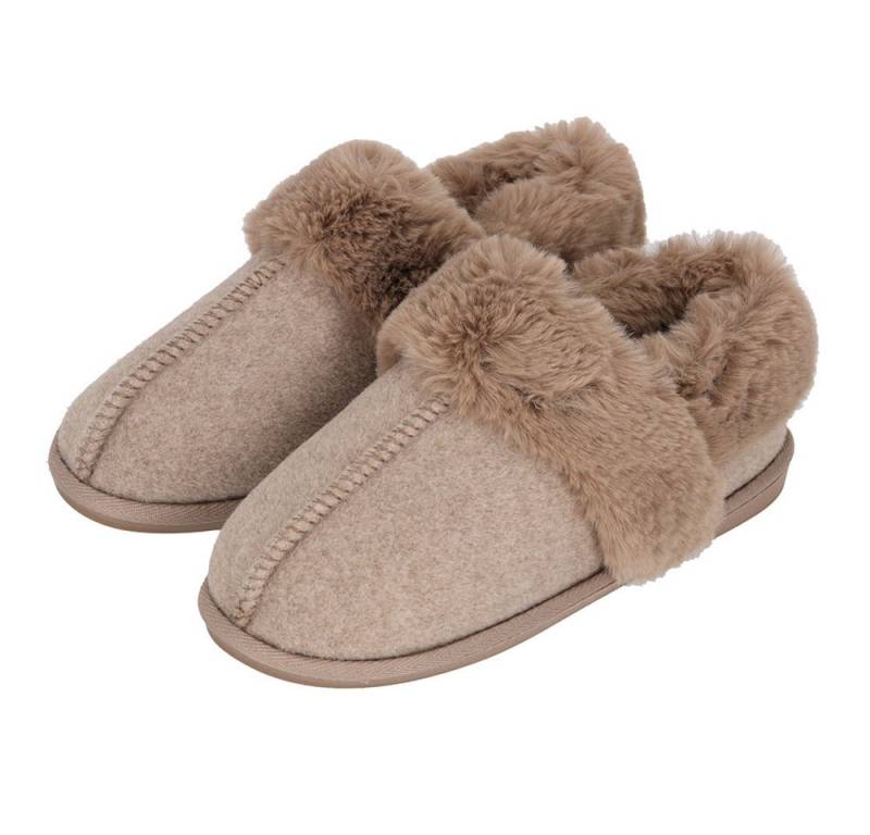 Apollo Hausschuh (2-tlg) mit strapazierfähiger Gummisohle von Apollo