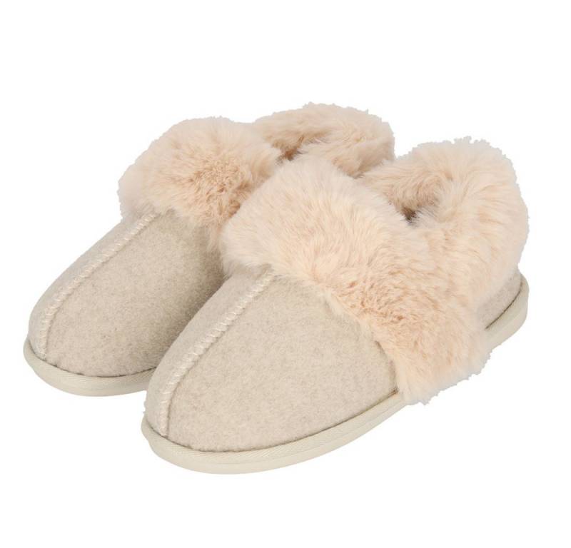 Apollo Hausschuh (2-tlg) mit strapazierfähiger Gummisohle von Apollo