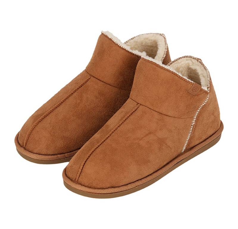 Apollo LADIES HOME BOOTS SUEDE Hausschuh mit Logoprägung und kuscheligen, wärmenden Innenfutter von Apollo