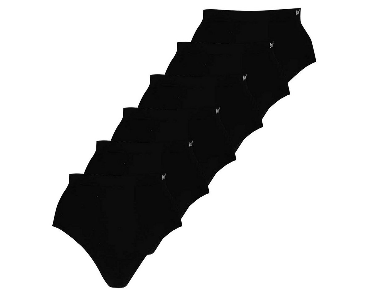 Apollo Slip Bamboo (6-St., Mehrpack) Basic High Waist Slip, Seamless Brief, im 6er Pack von Apollo