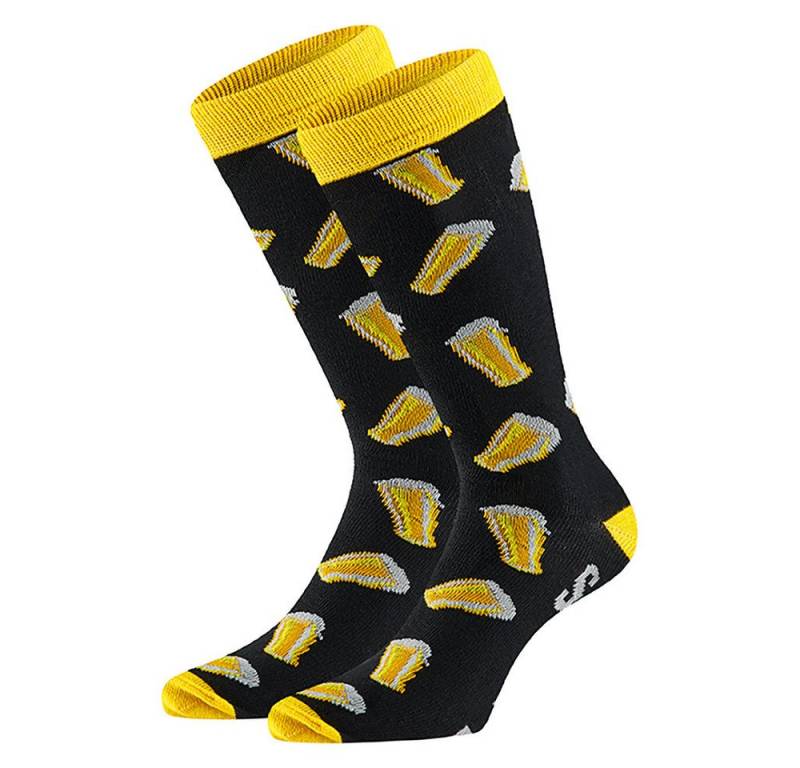 Apollo Socken BIER SOCKEN in der GESCHENK-DOSE (1-Paar) originell verpackt in einer Getränkedose von Apollo