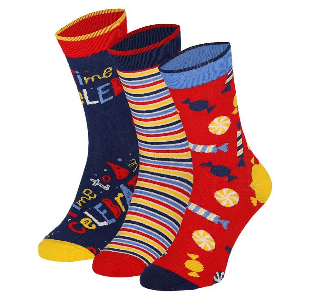 Apollo Socken CELEBRATION SOCKS (3-Paar) originell verpackt in einer Geschenk-Box im 3er Pack Apollo Socken CELEBRATION SOCKS (3-Paar) originell verpackt in einer Geschenk-Box im 3er Pack von Apollo