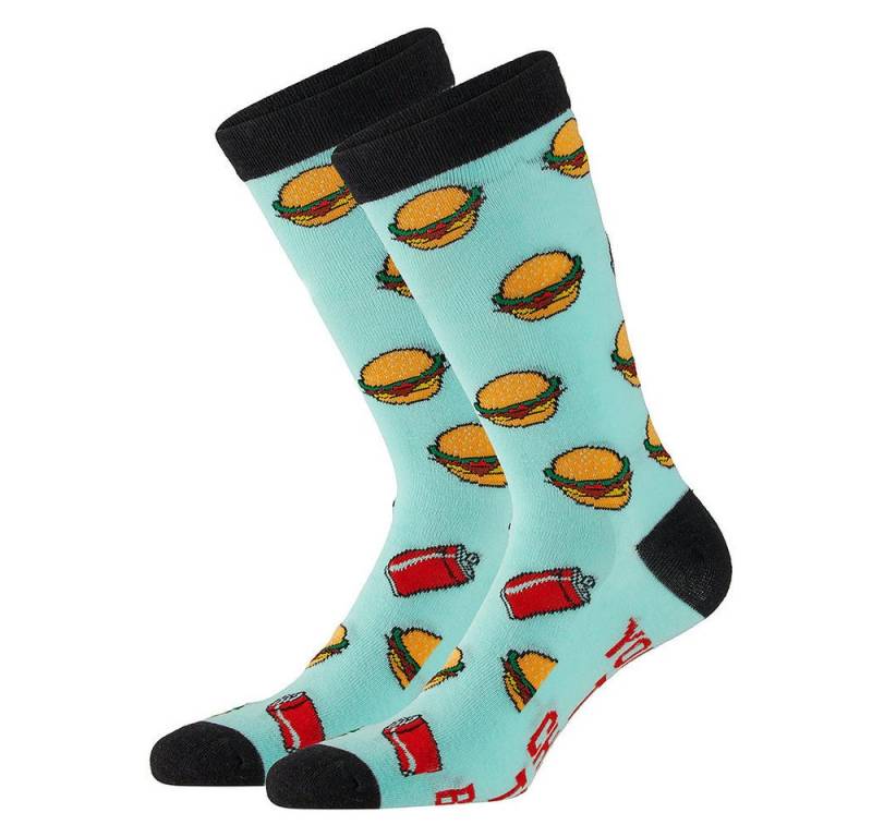 Apollo Socken witzige SOCKEN in origineller Verpackung (1-Paar) originell verpackt, Bierdose, Burgerkarton, Kaffeebecher uvm von Apollo