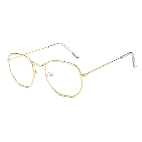 Apooke Polygonale Übergroße Sonnenbrille Mit Metallrahmen Hochzeitsfeier Foto Requisiten Trendsetter Street Snap Elegante Brillen von Apooke