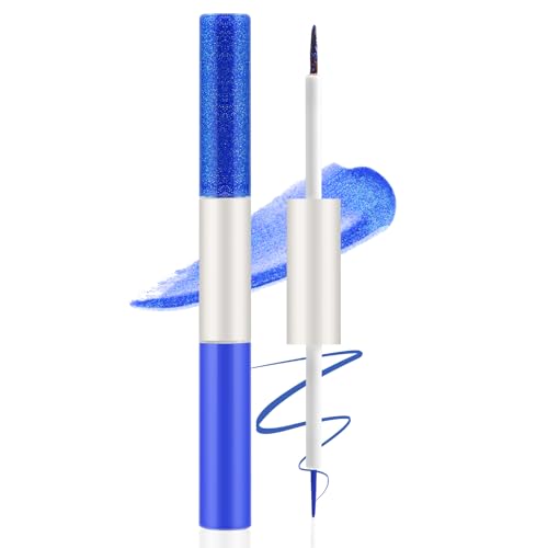 Apooliy 2 in 1 Eyeliner Stick,Wasserfester Eyeliner-Stift,Mattes Glitzer-Finish,Lang anhaltender, glitzernder flüssiger Augen-Makeup-Stift,Schwarz Weiß Apooliy 2 in 1 Eyeliner Stick,Wasserfester Eyeliner-Stift,Mattes Glitzer-Finish,Lang anhaltender, glitzernder flüssiger Augen-Makeup-Stift,Schwarz Weiß von Apooliy