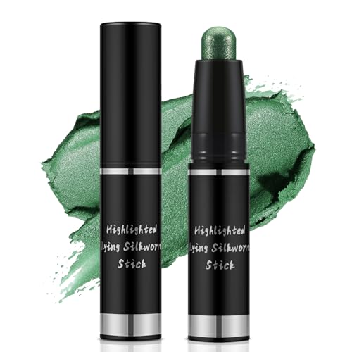 Apooliy Creme-Lidschatten-Stift - Wasserfester, Matter und Schimmernder Multi-Stick für Langlebiges Augen-Makeup, Grün Apooliy Creme-Lidschatten-Stift - Wasserfester, Matter und Schimmernder Multi-Stick für Langlebiges Augen-Makeup, Grün von Apooliy