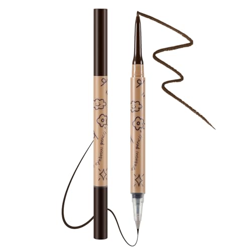 Apooliy Flüssiger Augenbrauenstift Brauenstift Wasserfester Micro Augenbrauenstift, Langanhaltender Eyeliner, Applikator Erzeugt mühelos natürliche Augenbrauen von Apooliy