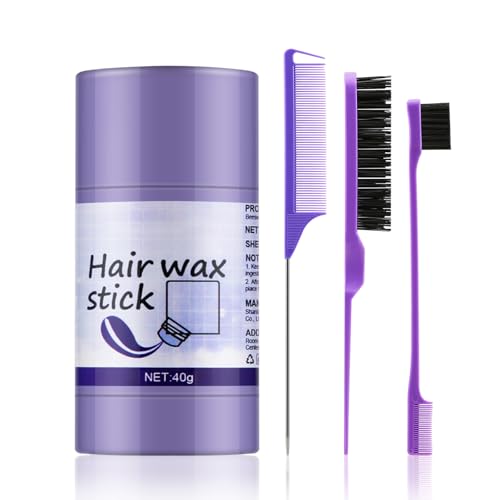 Apooliy Haarwachs Stick,Wachs Stick für Haare Flyaways,Slick Stick für Haare, Non-Greasy Styling Haar Pomade Stick,Haar Zubehör Apooliy Haarwachs Stick,Wachs Stick für Haare Flyaways,Slick Stick für Haare, Non-Greasy Styling Haar Pomade Stick,Haar Zubehör von Apooliy