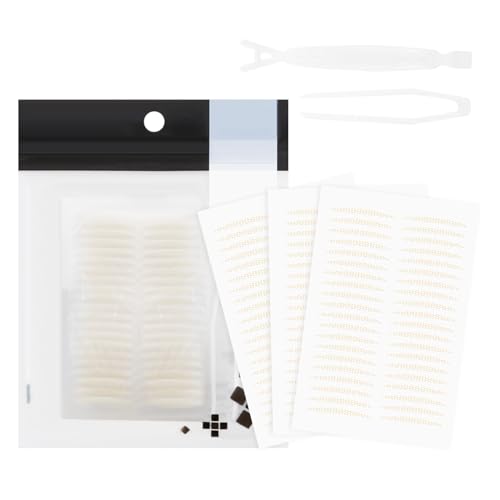 Apooliy Wasserdichte unsichtbare doppelte Augenlidklebebänder Aufkleber,400 Stück Augenlidheber-Streifen,Eye Lift Tape für hängende Augenlider von Apooliy