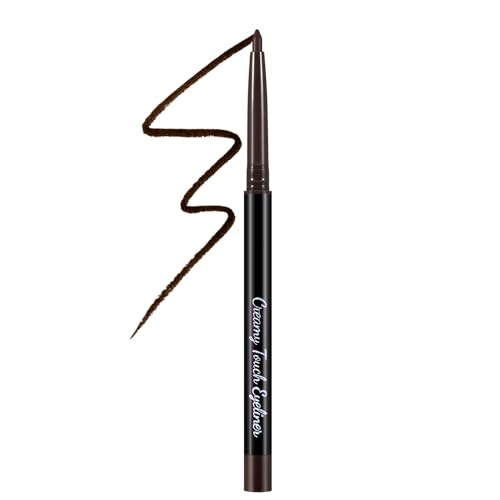 Apooliy Wasserfester Eyeliner-Stift, Langanhaltender Creme-Eyeliner-Stift, Hochpigmentierter Augen-Makeup-Stift mit bis zu 24 Stunden, Schwarz-Braun-Weiß von Apooliy