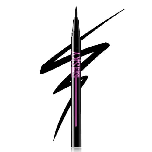 Apooliy Wasserfester flüssiger Eyeliner Schwarzer Eyeliner Glatter Makeup-Stift Langanhaltender wischfester Augenbrauenstift von Apooliy