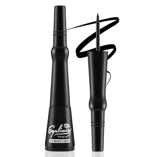 Apooliy Wasserfester schwarzer Eyeliner, flüssiger Eyeliner für präzise Definition, lang anhaltender Eyeliner-Stift, hochpigmentiert von Apooliy