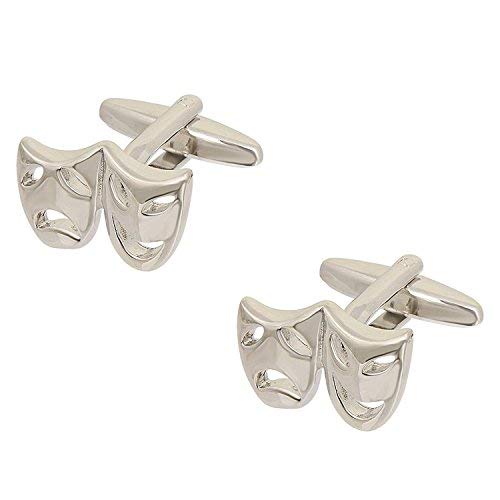 Aport Presents Venezianische Maske Comedy Tragödie Drama Von Fice Corporate Formale Party Französisch Manschettenknopf Paar Männer Hemd Anzug Blazer In Geschenkbox #Aport-491 von Aport Home