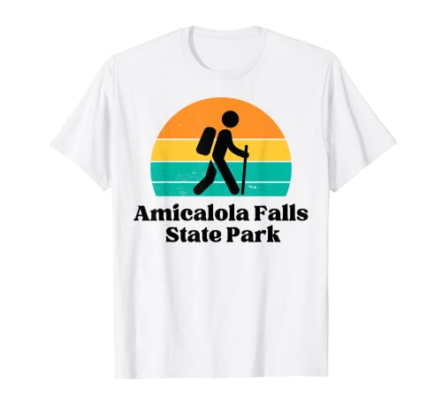 Amicalola Falls State Park Wander-Rucksack-Souvenir T-Shirt von Appalachian Trail Thru Hiking Gear Co.