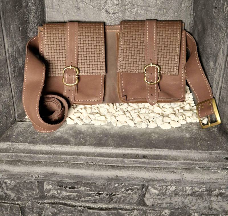 Valiant Taschengürtel Braun von ApparatusLarpShop