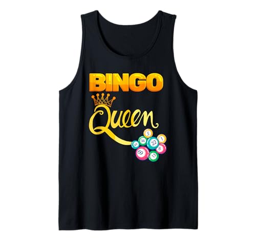 Bingo Queen Funny Bingo Player Mom Grandma Girls Women Tank Top Bingo Queen Funny Bingo Player Mom Grandma Girls Women Tank Top von Apparel For Bingo Player and Caller Apparel