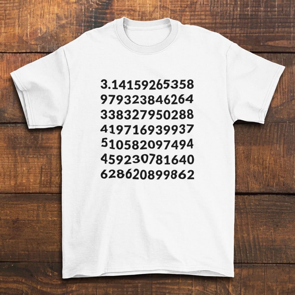 Pi T-Shirt Geeky Math Unisex T-Shirt Pi T-Shirt Geeky Math Unisex T-Shirt von ApparelParadise