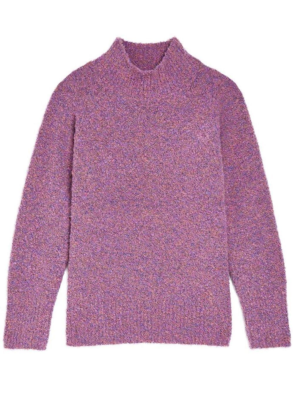 Apparis Gestrickter Rollkragenpullover - Violett von Apparis