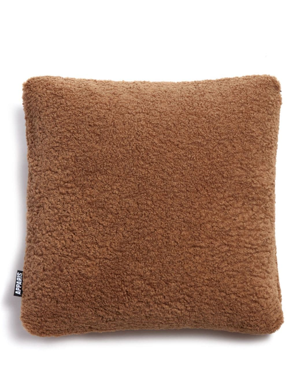 Apparis Nitai Kissenbezug aus Faux Shearling - Braun von Apparis