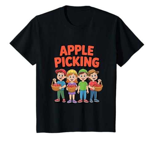 Kinder Orchard Apple Picking Outfit für Apple Picking Day Kids T-Shirt Kinder Orchard Apple Picking Outfit für Apple Picking Day Kids T-Shirt von Apple Season Designs