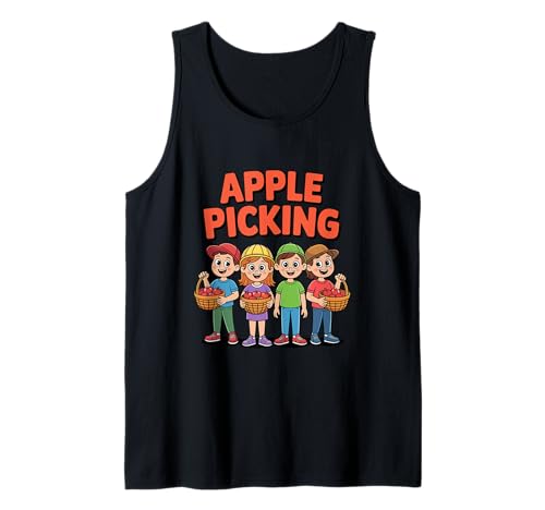 Orchard Apple Picking Outfit für Apple Picking Day Kids Tank Top Orchard Apple Picking Outfit für Apple Picking Day Kids Tank Top von Apple Season Designs
