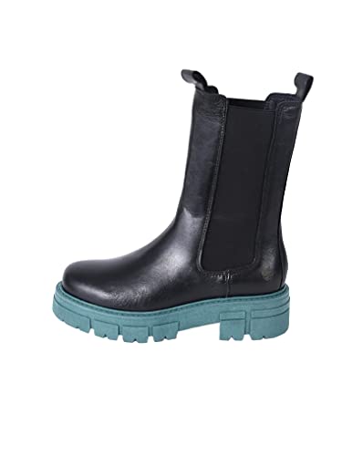 Apple of Eden® Chelsea Boot Damen Cher | Hohe Chelsea Boot Stiefelette aus Leder für Damen aus 100% Leder von Apple of Eden