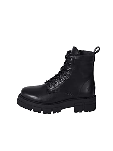 Apple of Eden® Stiefelette Damen CASTLE | Schnürboot Stiefelette aus Leder für Damen aus 100% Leder von Apple of Eden