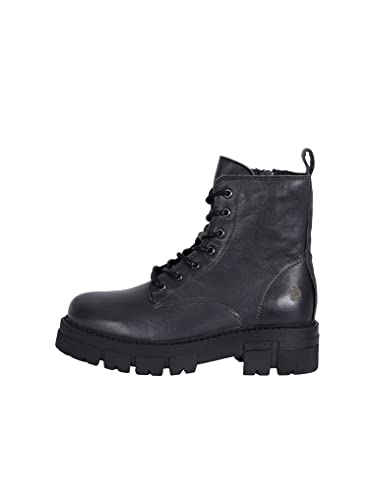 Apple of Eden® Stiefelette Damen CASTLE | Schnürstiefelette aus Leder für Damen aus 100% Leder von Apple of Eden